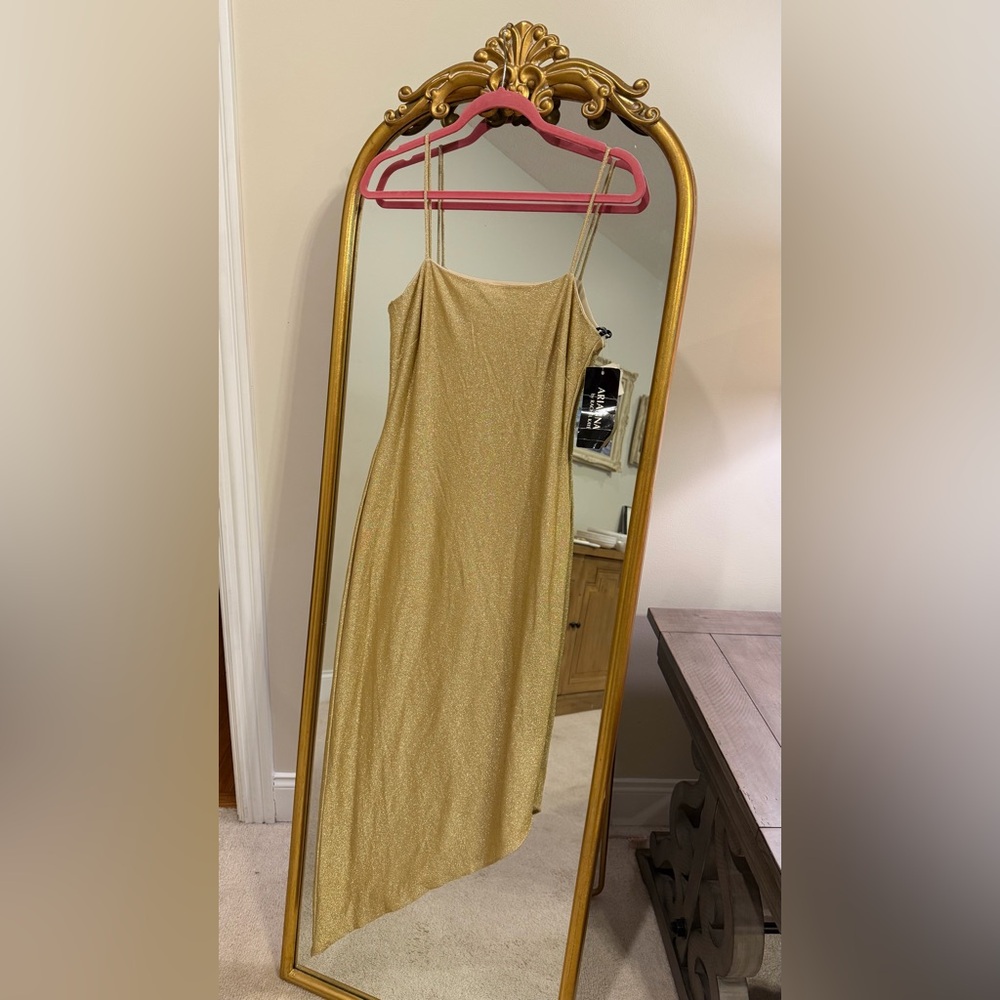 Vintage ARIANNA by Rachel Kate Gold Dress
